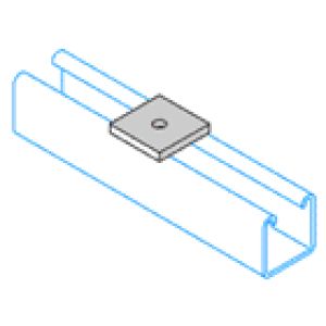 P1020 M10 Sq Plate 10 x 40 x 5mm