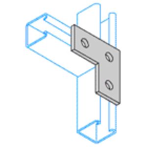 P1036 3 Hole Flat Plate 90 Degree