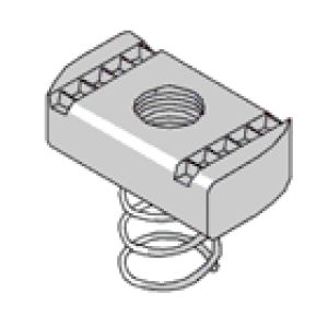 M6 Short Spring Channel Nuts BZP