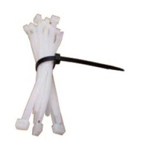 200mm x 4.8mm Natural Cable Ties (Pack Of 100)