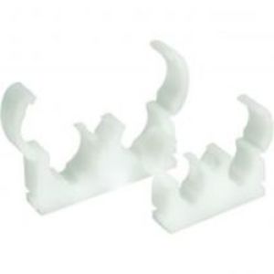 15mm Double Talon Pipe Clips (Pack Of 50)