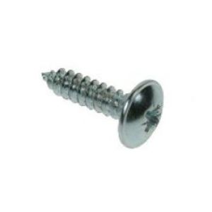 8 x 1 3/4 Flange Pozi BZP Self Tapping Screws (Box Of 1000)