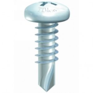 4.2 x 25 Phillips Pan Self Drill Self Tapping BZP Screws (Box Of 1000)