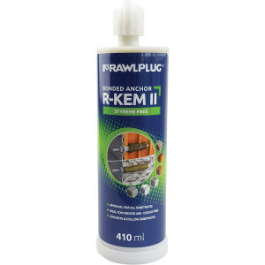 Rawlplug R-KEM-II 410 - Styrene Free Polyester Resin - 410ml