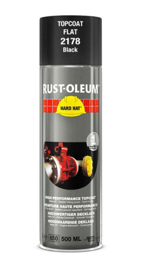 Rust-Oleum 2179 Gloss Black Spray Paint - 500ml