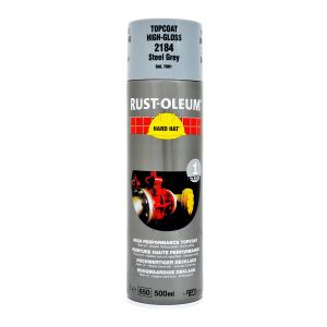 Rust-Oleum 2184 Steel Grey Spray Paint - 500ml