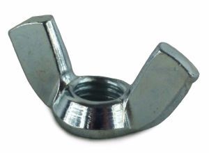 4mm Steel Wingnuts BZP (Sold Individually)