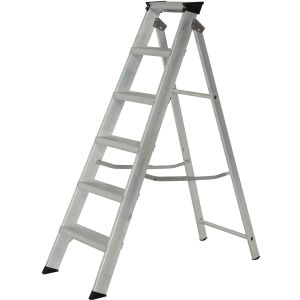 Youngman / Werner Mastertrade Swingback Aluminium 6 Tread Stepladder 1.4m