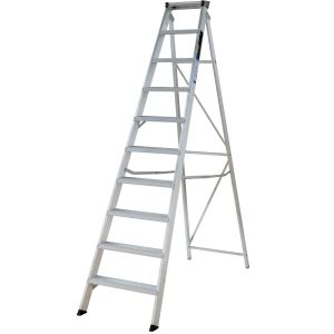 Youngman / Werner Mastertrade Swingback Aluminium 10 Tread Stepladder 2.36m