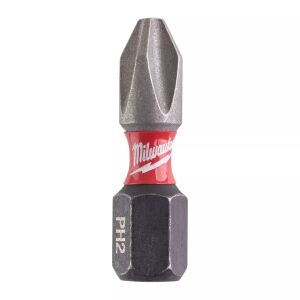 Milwaukee 4932472036 Shockwave PH2 25mm Screwdriving Bit – 2 pack