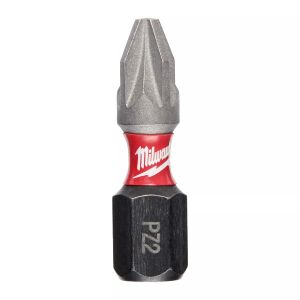 Milwaukee 4932472041 Shockwave PZ2 25mm Screwdriving Bit – 25 pack