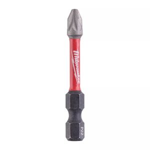 Milwaukee 4932472050 Shockwave PZ2 50mm Screwdriving Bit – 10 pack