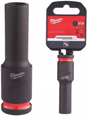 Milwaukee Shockwave Impact Duty 3/8" Deep Impact Socket 8mm 4932480282