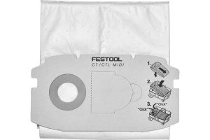 Festool 498411 Selfclean Filter Bag SC FIS-CT MIDI/5 - Pack of 5