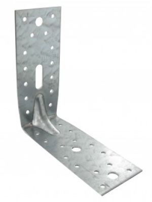 Heavy Duty Angle Bracket 75mm Leg x 48mm Leg x 65mm wide - 2mm Thick