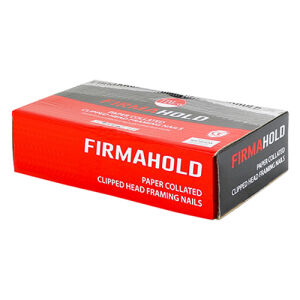 FirmaHold Collated Clipped Head Nails - 2.8 x 50mm - Angled - Ring Shank - Galvanised - Box of 1100