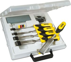 STANLEY Dynagrip 6,12,18,25mm Wood Chisel Set (5 pc.)