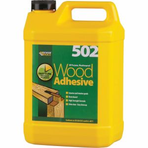 5 Litre Waterproof PVA 502 Wood Adhesive