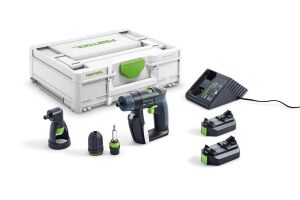 Festool 576094 10.8V Cordless Drill CXS 2.6-Set 2 x 2.6Ah Batteries