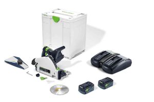 Festool 577343 18V Cordless Plunge-Cut Saw TSC 55 5.0 KEBI-Plus XL 2 x 5.0Ah Batteries