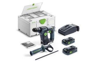 Festool 577603 18V SDS+ Cordless Hammer Drill BHC 18 HPC 4.0 I-PLUS 2 x 4.0Ah Batteries