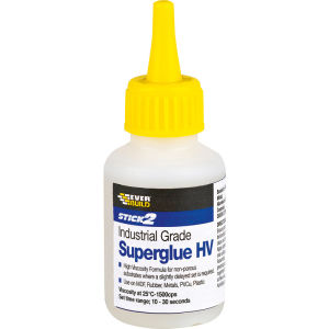 Everbuild Cyanoacrylate Superglue 50g High Viscosity - For Wood