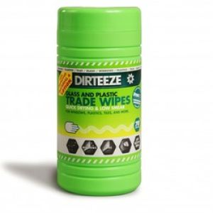 Dirteeze Trade Wipes Glass and Plastic (80 Wipes)