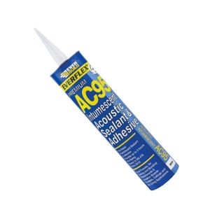 Everbuild Intumescent Acoustic Sealant & Adhesive - White - 900ml