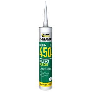 Everbuild 450 Building Silicone - Clear - 295ml