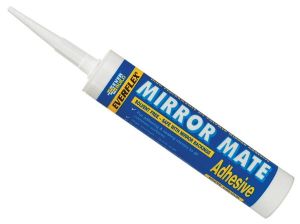 Everbuild Mirror Mate Adhesive and Sealant - White - 310ml