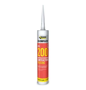 Everbuild 200 Contractors Value Silicone - Brown - 295ml