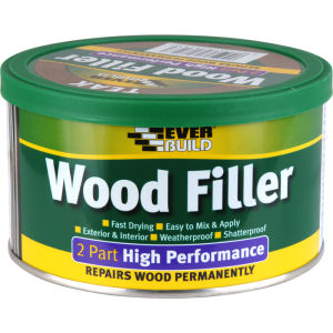 Everbuild 2 Part High Performance Wood Filler - Stainable Medium - 500g