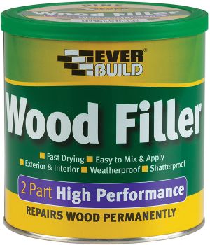 Everbuild 2 Part High Performance Wood Filler - White - 1.4Kg