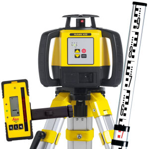 Leica Rugby 620 Rotary Laser & Rod Eye 120 Kit