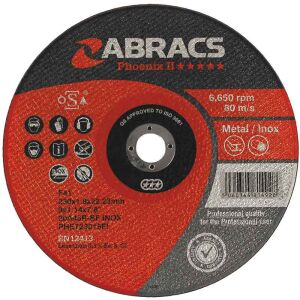 115 (4.5") x 1 x 22.2mm Bore Inox Special Cutting Disc