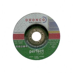 230 (9") x 3 x 22.2mm Bore Stone Cut Off Abrasive Wheel