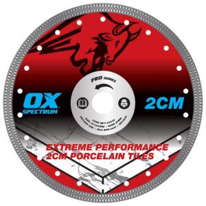 Ox Pro 2cm Diamond Porcelain Cutting Blade 115/22.23cm