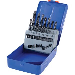 Fully Ground HSS Metric Drill Bit Set - 19 Piece