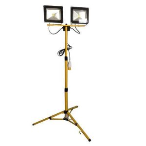 LED Single Head Telescopic Tripod Floodlight 2 x 20W 110V