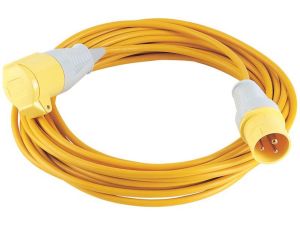 14m x 1.5 16A 110V Yellow Arctic Extension Lead