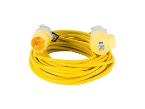 14m x 2.5 16A 110V Yellow Arctic Extension Lead