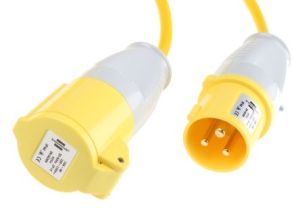 110V Plug 32 Amp Yellow