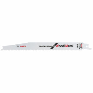 BOSCH - 200mm - Progressor Reciprocating Saw Wood & Metal Blade 6-12 Tpi - Pack of 5