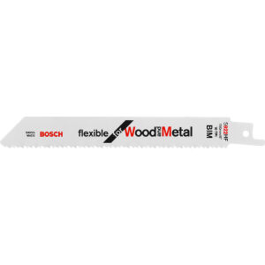 BOSCH - 150mm - Flexible Reciprocating Saw Wood & Metal Blade 10 Tpi - Pack of 5