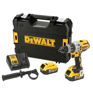 DeWalt DCD996P2 18V XR Brushless Combi Drill Inc 2 x 5.0Ah Batteries