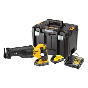 Dewalt DCS386H2T 18V XR Brushless Reciprocating Saw - 2 x 5ah Powerstak batteries