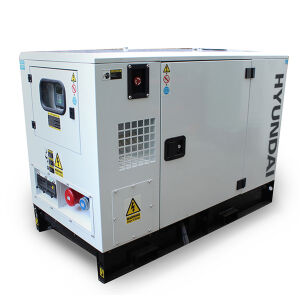 Hyundai - DHY11KSE - Silenced Three Phase Standby Diesel Water-Cooled Generator 8.8kW - 230V/400V