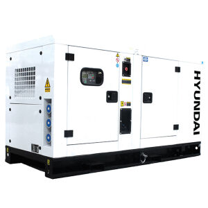 Hyundai - DHY14KSE - Silenced Three Phase Standby Diesel Water-Cooled Generator 11.2kW - 230V/400V