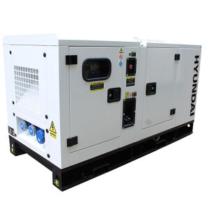 Hyundai - DHY18KSEM - Silenced Single Phase Standby Diesel Water-Cooled Generator 18kW - 230V