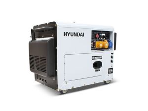 Hyundai - DHY6000SE - Silenced Single Phase Standby Diesel Generator 5.2kW - 115V/230V